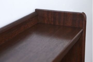 アンティーク家具　和製アンティーク　古い木のシンプルな本棚(飾り棚)