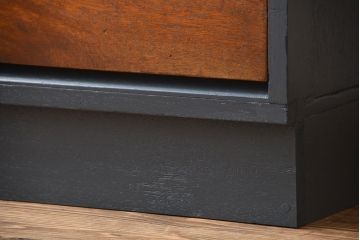 アンティーク家具　アンティーク　ネームプレート付き!ペイント薄型引き出し収納