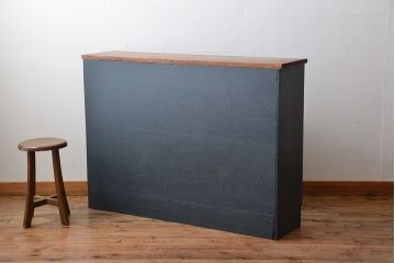 アンティーク家具　アンティーク　ネームプレート付き!ペイント薄型引き出し収納