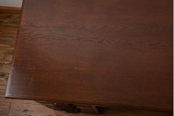 アンティーク家具　アンティーク　古い木製の組み立て式両袖机