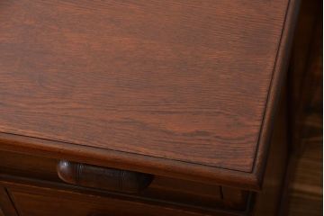 アンティーク家具　アンティーク　古い木製の組み立て式両袖机