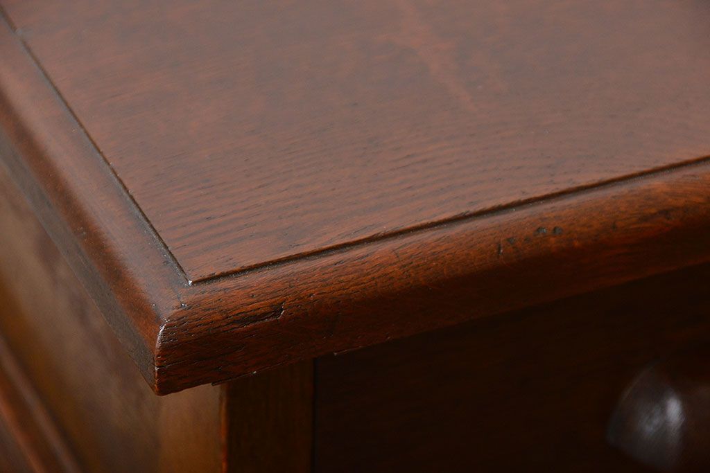アンティーク家具　アンティーク　古い木製の組み立て式両袖机