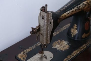 アンティーク雑貨　アンティーク　お洒落なシンガー足踏みミシン(シンガーミシン)