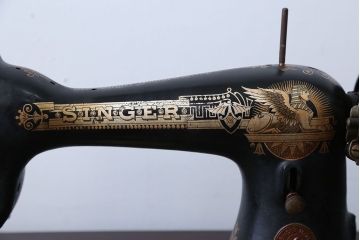 アンティーク雑貨　アンティーク　お洒落なシンガー足踏みミシン(シンガーミシン)