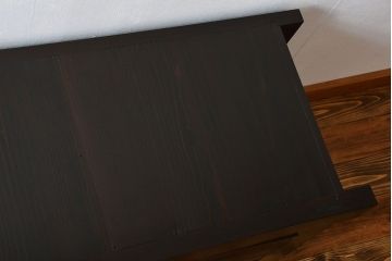 アンティーク家具　古民具・骨董　古い木製の重厚なアンティークローチェスト(水屋箪笥)