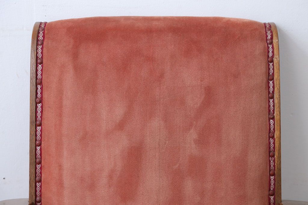 レトロ家具　和製アンティーク　レトロな1人掛けアームソファ(1)