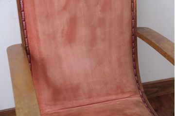 レトロ家具　和製アンティーク　レトロな1人掛けアームソファ(1)