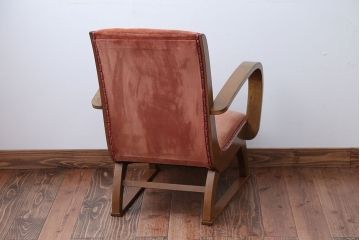レトロ家具　和製アンティーク　レトロな1人掛けアームソファ(1)