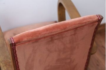 レトロ家具　和製アンティーク　レトロな1人掛けアームソファ(1)