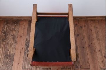 レトロ家具　和製アンティーク　レトロな1人掛けアームソファ(1)