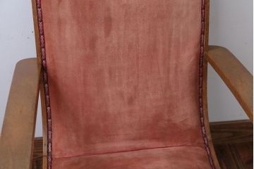 レトロ家具　和製アンティーク　レトロな1人掛けアームソファ(2)