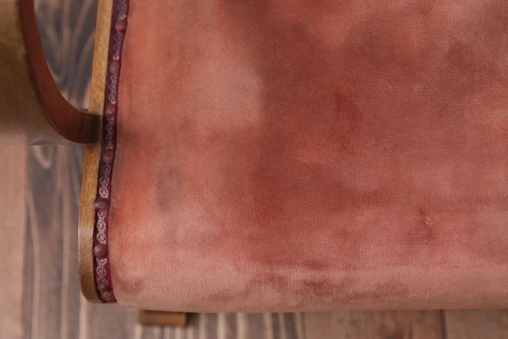 レトロ家具　和製アンティーク　レトロな1人掛けアームソファ(2)