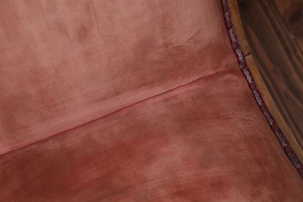 レトロ家具　和製アンティーク　レトロな1人掛けアームソファ(2)