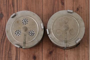 アンティーク雑貨　昭和レトロ　古いアイアン製アンティーク消毒ケース