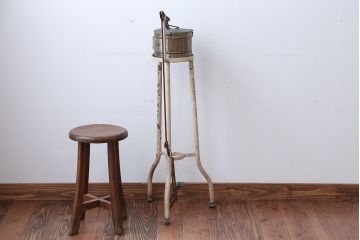 アンティーク雑貨　昭和レトロ　古いアイアン製アンティーク消毒ケース(2)