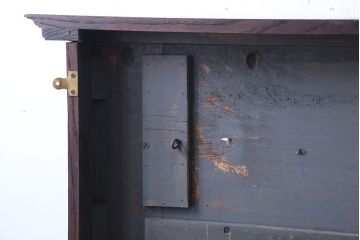 アンティーク雑貨　イギリスアンティーク　古いオーク材のおしゃれなマントルピース