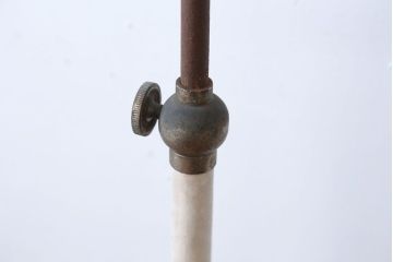 アンティーク雑貨　昭和レトロ　古いアイアン製アンティークポールスタンド