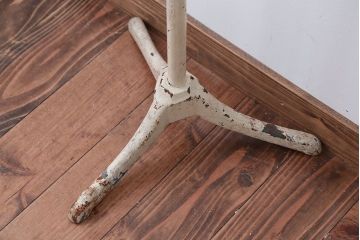 アンティーク雑貨　昭和レトロ　古いアイアン製アンティークポールスタンド