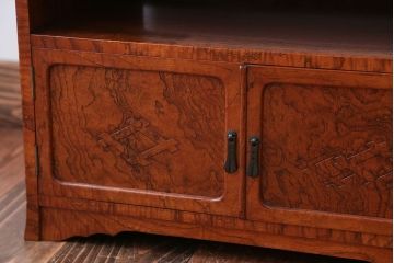 アンティーク家具　古民具・骨董　総欅材!上質な作り込みの高級収納棚