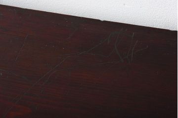 アンティーク家具　古民具・骨董　鉄脚付きアンティーク時代箪笥ローボード