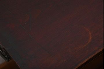 アンティーク家具　古民具・骨董　鉄脚付きアンティーク時代箪笥ローボード