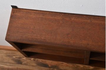 アンティーク家具　アンティーク　シンプルでナチュラルなマス目壁掛け飾り棚(2)