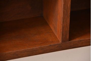 アンティーク家具　アンティーク　シンプルでナチュラルなマス目壁掛け飾り棚(2)