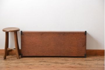 アンティーク家具　アンティーク　シンプルでナチュラルなマス目壁掛け飾り棚(2)