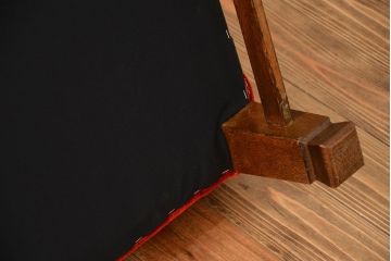 アンティーク家具　大正ロマン　ナラ材の上質な3人掛けソファ