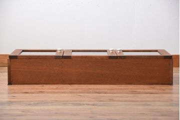 アンティーク家具　アンティーク　古い木製のお洒落な壁掛け戸棚(2)