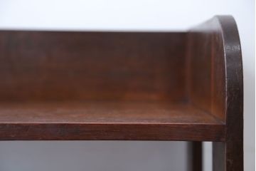 レトロ家具　和製アンティーク　古いナラ材のレトロな本棚