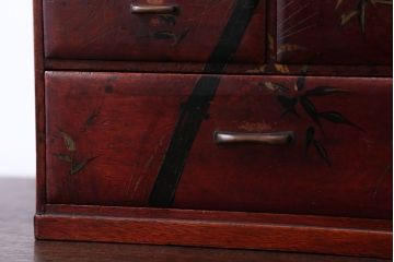 アンティーク家具　和製アンティーク　古い木の和風な小引き出し