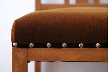 レトロ家具　昭和レトロ　ナチュラルな古い木製のアンティークチェア