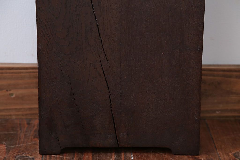 アンティーク雑貨　アンティーク　古いナラ材の壁掛けレターラック(状差し)