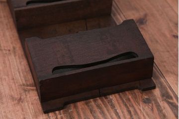 アンティーク雑貨　アンティーク　古いナラ材の壁掛けレターラック(状差し)