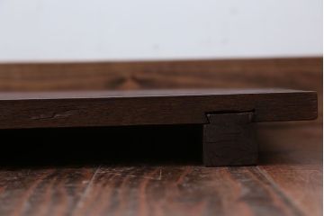 アンティーク雑貨　アンティーク　DIYにもぴったり!古いナラ材の小さな脚付き飾り台