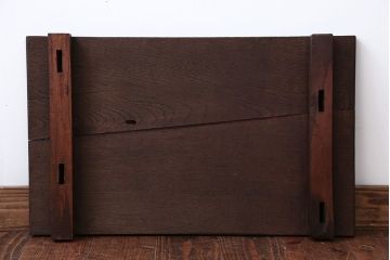 アンティーク雑貨　アンティーク　DIYにもぴったり!古いナラ材の小さな脚付き飾り台