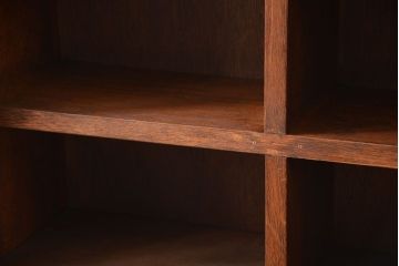 アンティーク家具　アンティーク　気泡ガラス入り!シンプルでナチュラルな縦型の壁掛け戸棚(2)