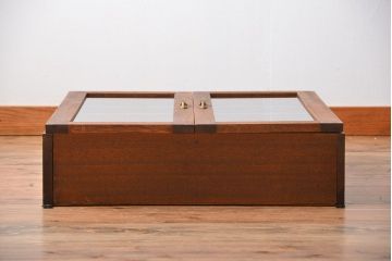 アンティーク家具　アンティーク　シンプルでナチュラルな縦型の壁掛け戸棚(1)