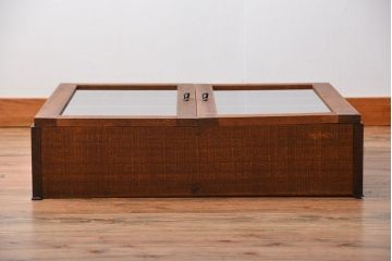 アンティーク家具　アンティーク　シンプルでナチュラルな縦型の壁掛け戸棚(2)