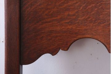 アンティーク家具　フランスアンティーク　本革座面のかわいいダイニングチェア(1)