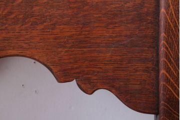 アンティーク家具　フランスアンティーク　本革座面のかわいいダイニングチェア(1)