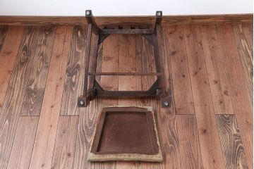 アンティーク家具　フランスアンティーク　オーク材!ゴブラン織り座面のおしゃれなダイニングチェア(2)