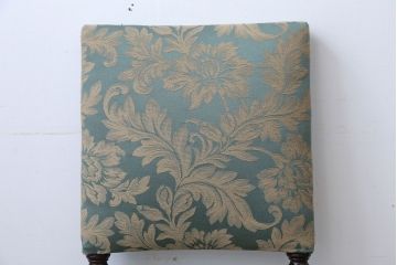 中古　イギリス製　オーク材の優雅なツイストレッグダイニングチェア(2)
