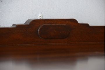 中古　神戸元町欧風家具メープル不二屋製　マホガニー材の高級キャビネット(定価約30万円)