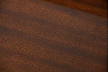 中古　神戸元町欧風家具メープル不二屋製　マホガニー材の高級キャビネット(定価約30万円)