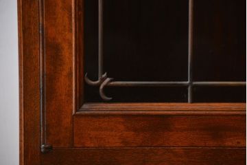 中古　神戸元町欧風家具メープル不二屋製　マホガニー材の高級キャビネット(定価約30万円)