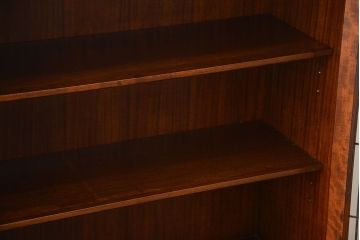 中古　神戸元町欧風家具メープル不二屋製　マホガニー材の高級キャビネット(定価約30万円)