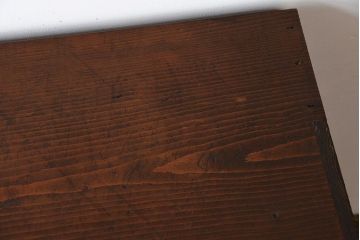 アンティーク家具　アンティーク　古い木製の引き出し付き縦型戸棚