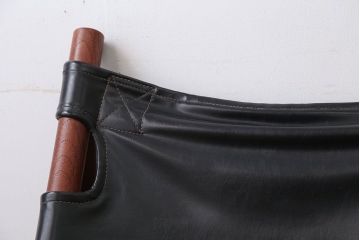 ヴィンテージ家具　USビンテージ　ジャクソンファニチャーの本革製チェア(オットマン付き)